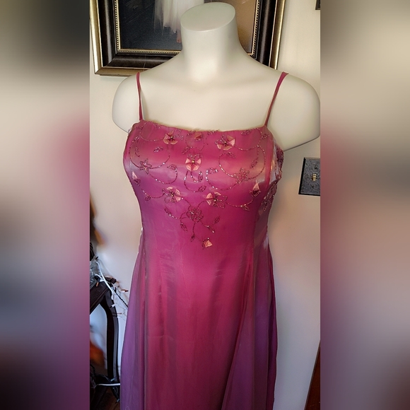 🌸 Nadine Pink Embroidered Dress – Junior Size 22 | Excellent Condition - Picture 4 of 16
